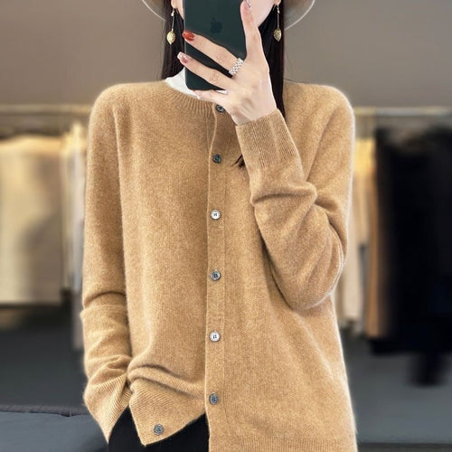 Cashmere Cardigan Sweater
