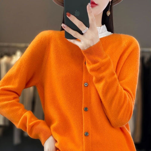Cashmere Cardigan Sweater