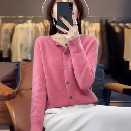 Cashmere Cardigan Sweater