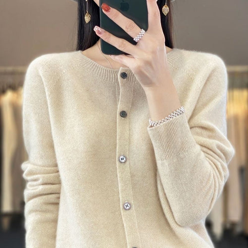 Cashmere Cardigan Sweater