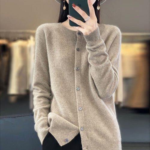 Cashmere Cardigan Sweater