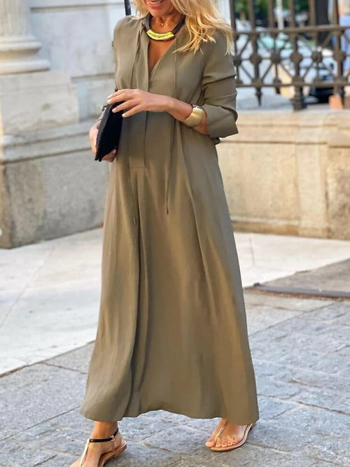 Maxi Shirt Dress Plus Size