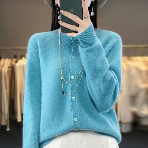 Cashmere Cardigan Sweater