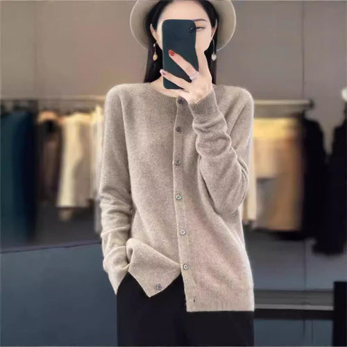 Cashmere Cardigan Sweater