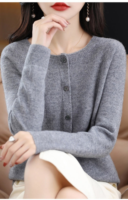 Cashmere Cardigan Sweater
