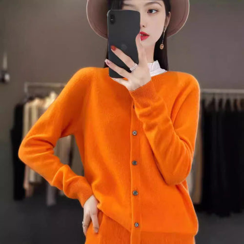 Cashmere Cardigan Sweater