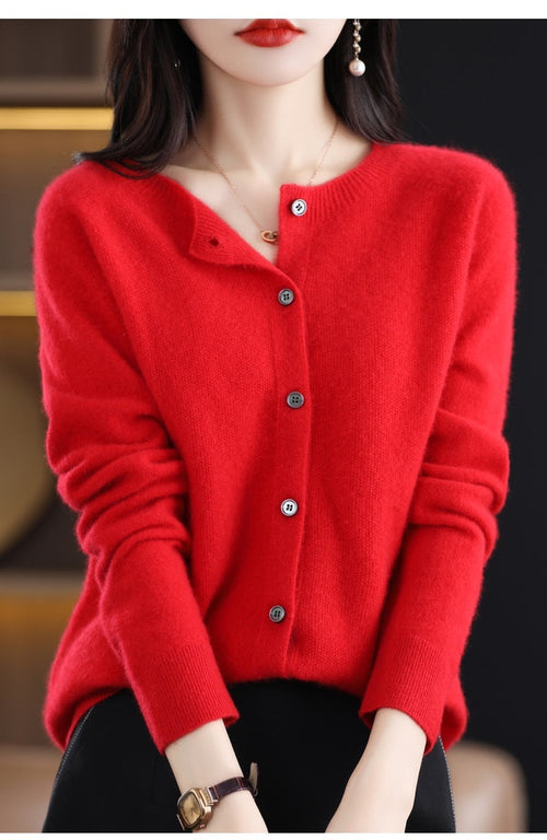 Cashmere Cardigan Sweater