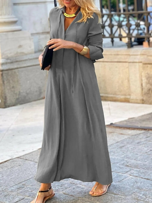 Maxi Shirt Dress Plus Size