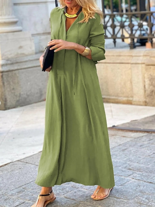 Maxi Shirt Dress Plus Size