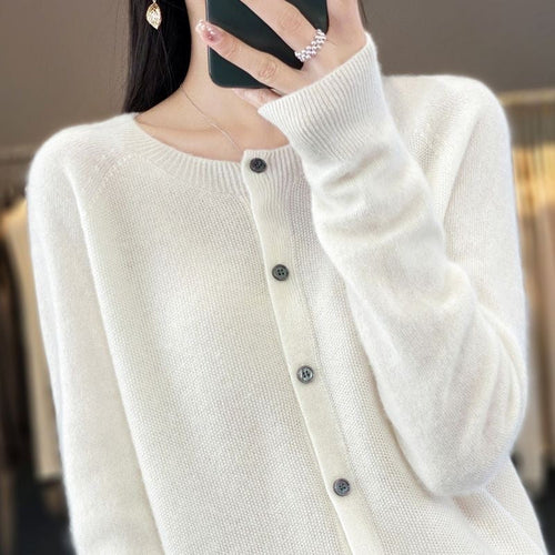 Cashmere Cardigan Sweater
