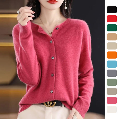 Cashmere Cardigan Sweater