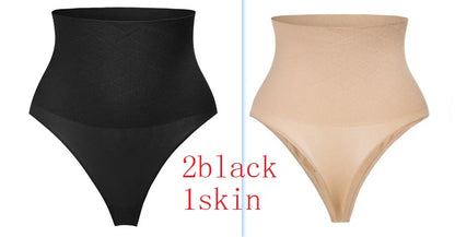 Seamless Mid-Waist T-Back Briefs