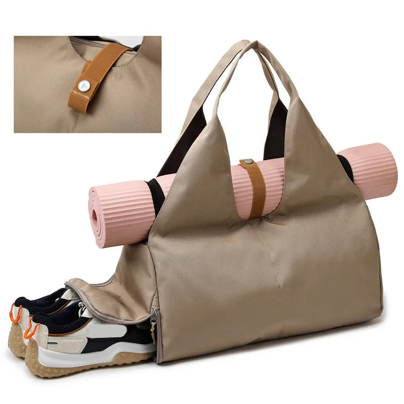 Stylish Women's Yoga & Fitness Handbags with Shoe Pocket - Perfect for Travel and Weekend Getaways!