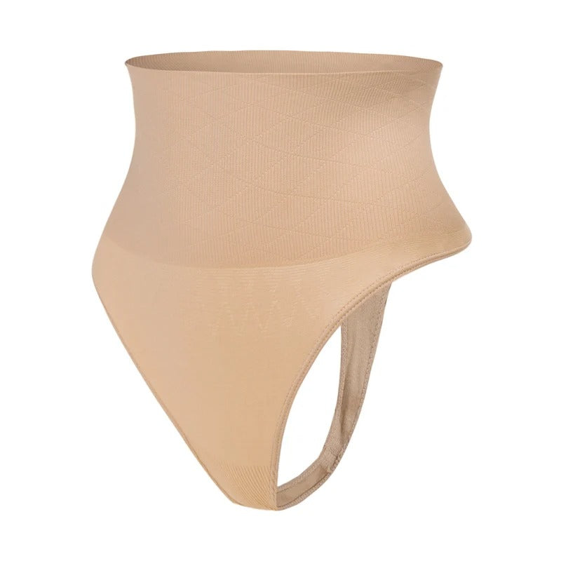 Seamless Mid-Waist T-Back Briefs