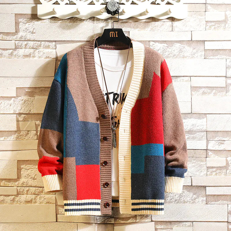 Luxury Designer Knit Cardigans for Men - Autumn/Winter