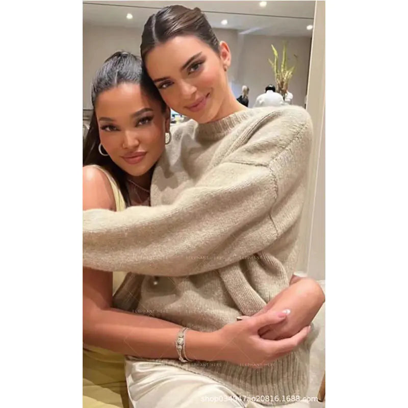 Row Turtleneck Sweater in Minimalist Style