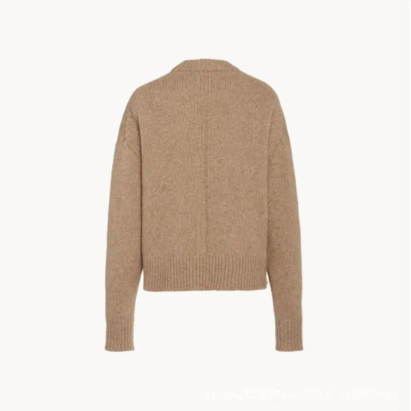 Row Turtleneck Sweater in Minimalist Style